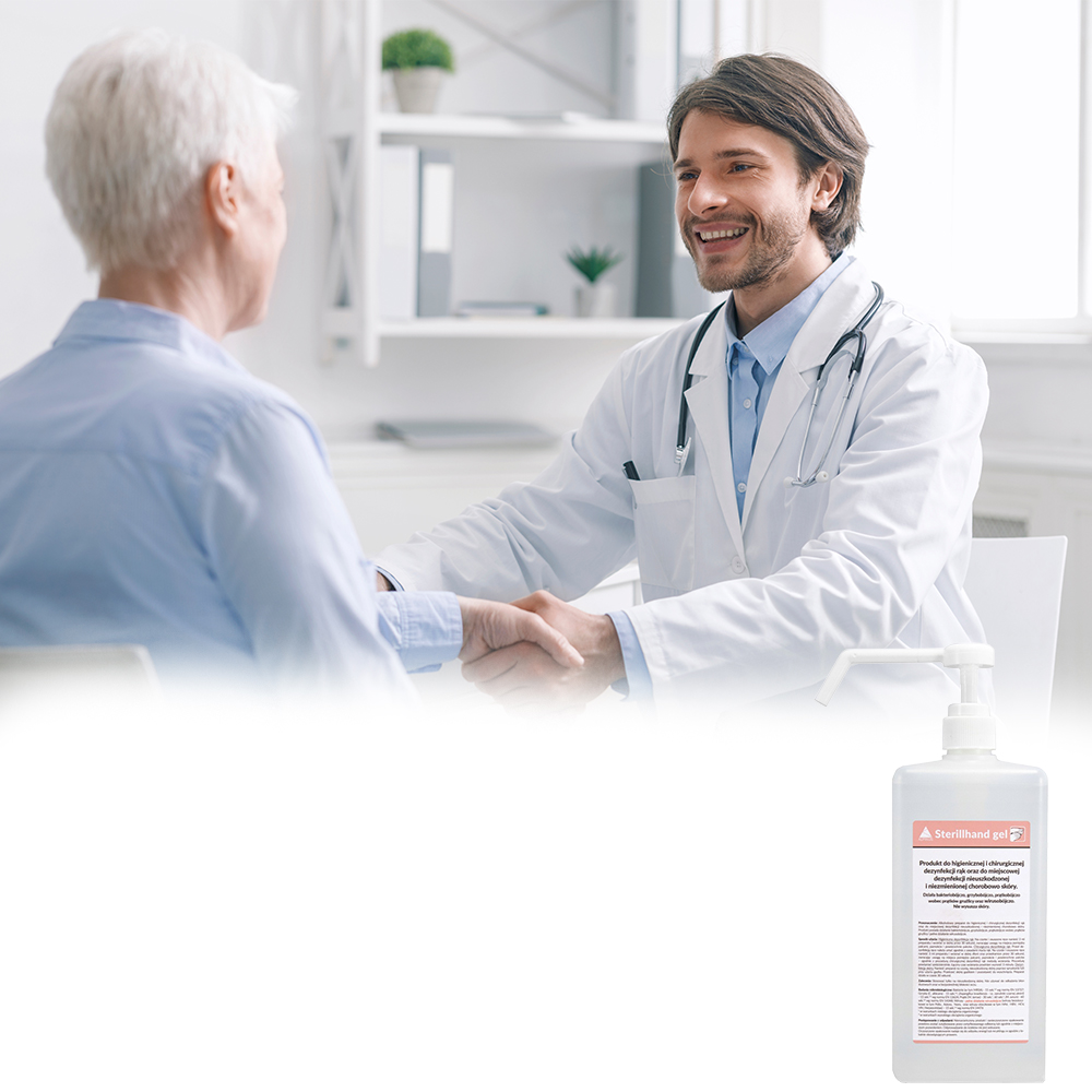 Sterillhand 500ml gel z pompką do dezynfekcji rąk - obrazek 3
