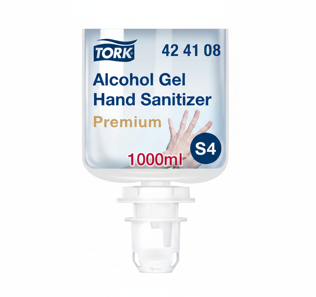 Tork 424108 Żel do Dezynfekcji Rąk S4 | 80% Alkoholu | 1L I System S4 - obrazek 2