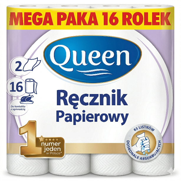Ręcznik A16 Queen 65 listków 2w – chłonny ręcznik kuchenny w ofercie Maxchem Skoczów